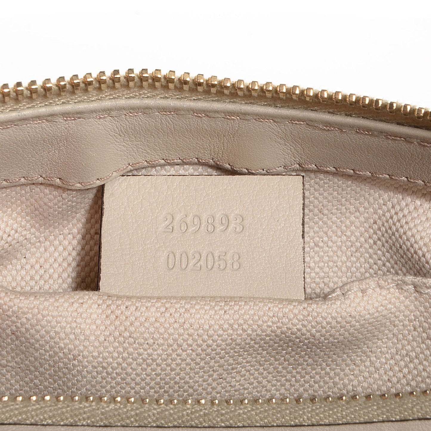 Guccissima Small Mayfair Bow Detail Shoulder Bag Off White