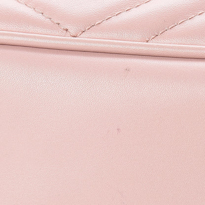 Gucci Calfskin Matelasse Small GG Marmont Chain Shoulder Bag Perfect Pink 10 of 13