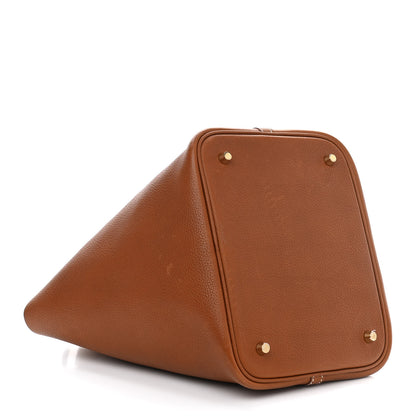 Hermes Barenia Faubourg Picotin Lock 22 MM Fauve 4 of 14
