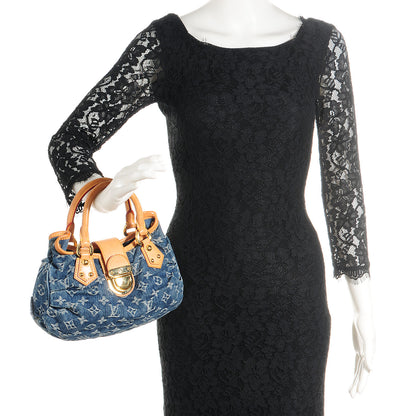 Louis Vuitton Denim Pleaty Blue 2 of 7