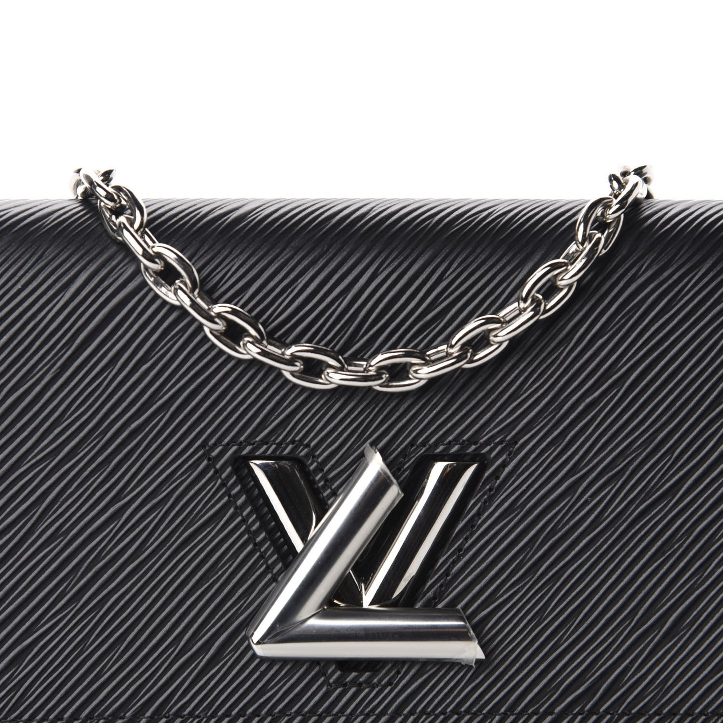 Epi Twist Chain Wallet Black
