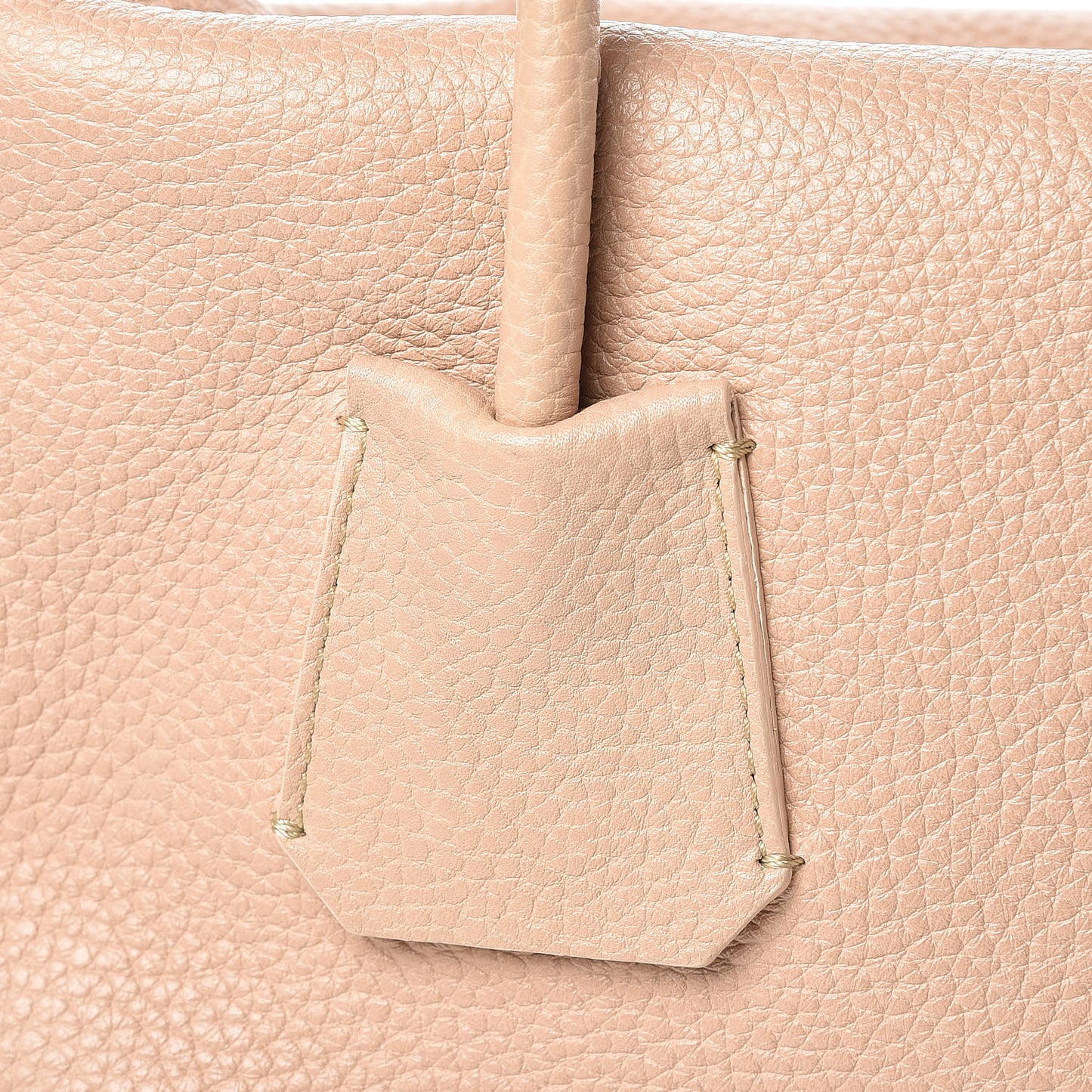 London Grainy Calfskin Medium Baynard Tote Light Nude