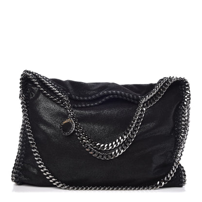 Stella McCartney Shaggy Deer Falabella Fold Over Tote Black 1 of 6