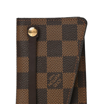 Louis Vuitton Damier Ebene Key Ring Card Holder 7 of 9
