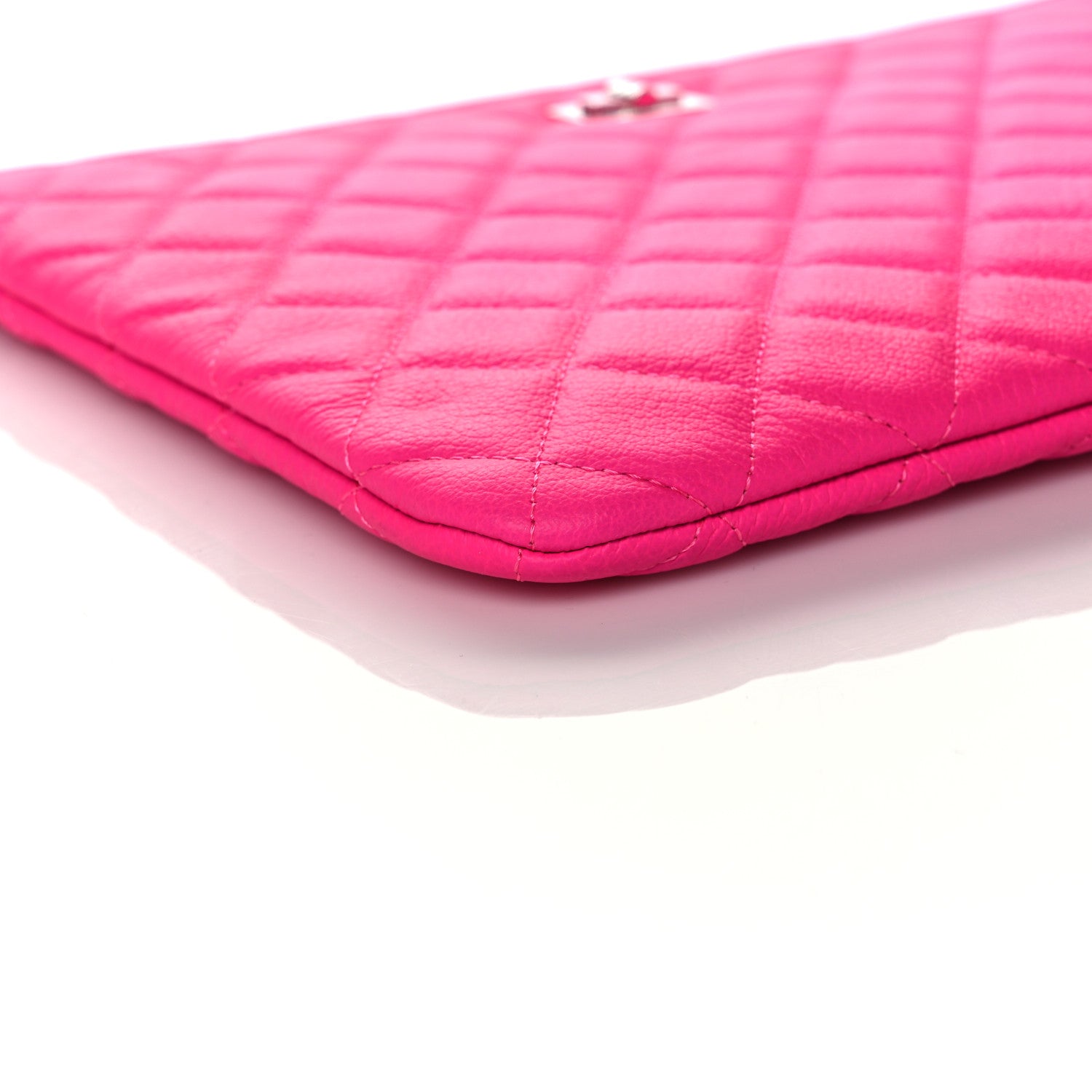 Chanel Goatskin Quilted Medium 2.55 Reissue Cosmetic Case Fluorescent Pink 8 of 10