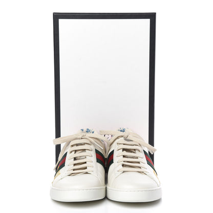 Gucci X SEGA Calfskin Ayers Web Guccy Womens Ace Sneakers 38.5 White 8 of 8