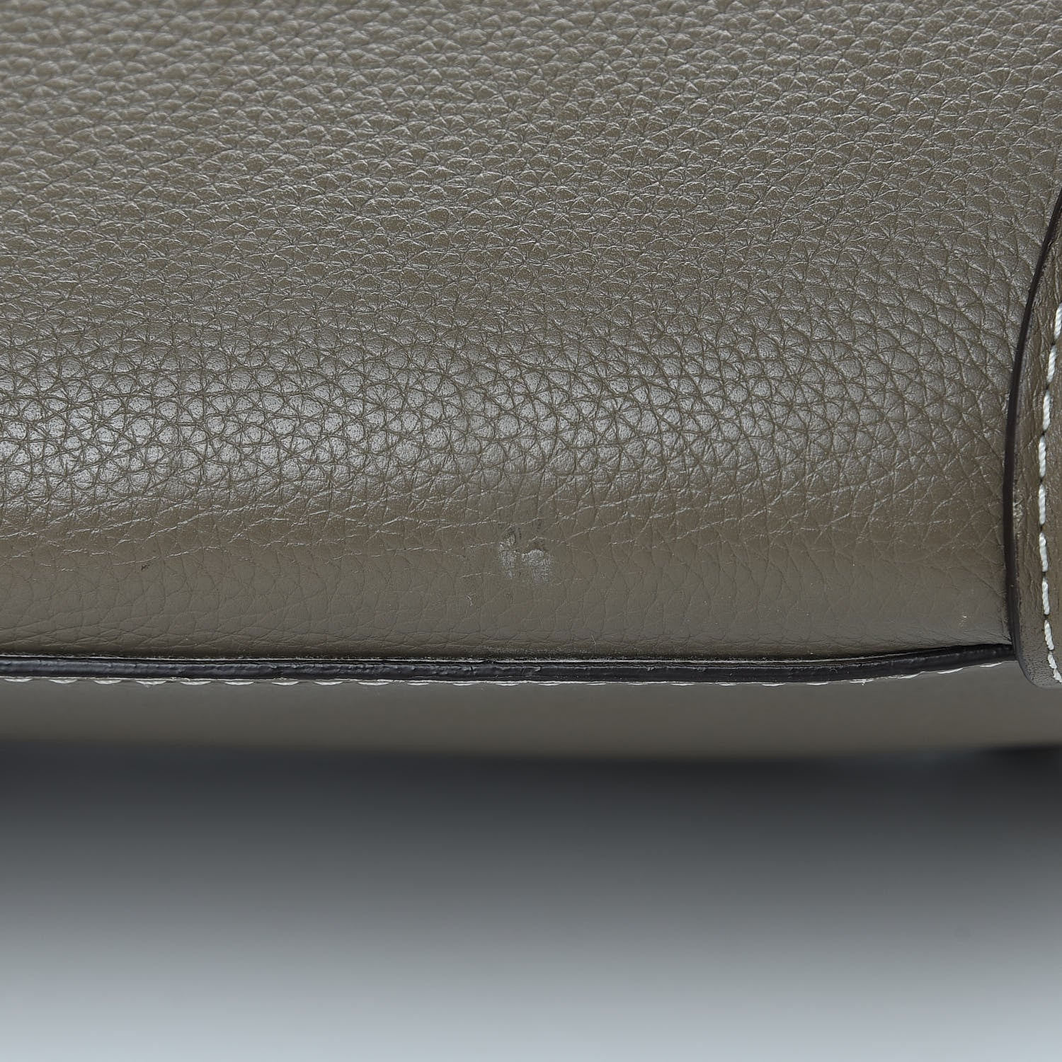 Celine Drummed Calfskin Mini Luggage Souris 15 of 15