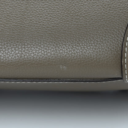 Celine Drummed Calfskin Mini Luggage Souris 15 of 15