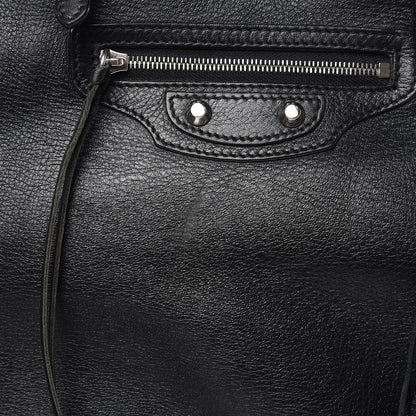 Balenciaga Supple Calfskin Papier A4 Zip Around Tote Black 14 of 22