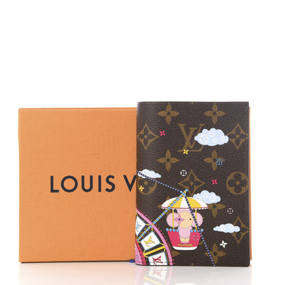 Louis Vuitton Monogram 2020 Christmas Animation Big Wheel Passport Cover Rose Ballerine 8 of 8
