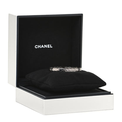 Chanel 18K White Gold Diamond Coco Crush Bracelet S 5 of 5