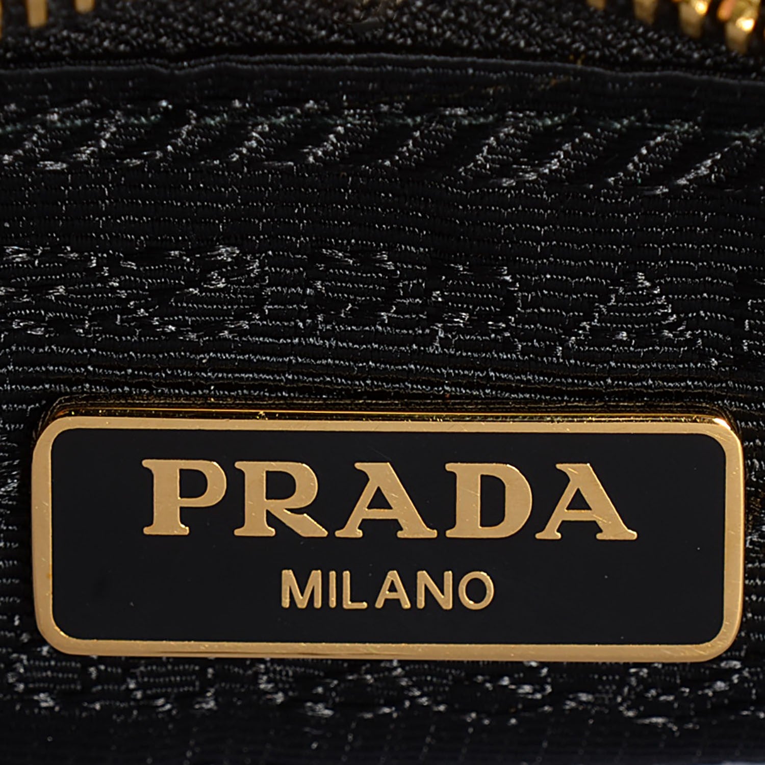 Prada Nappa Gaufre Small Clutch Nero Black 7 of 9