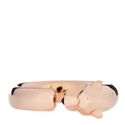 Cartier 18K Pink Gold Tsavorite Black Onyx Panthere De Cartier Ring 52 6 3 of 6