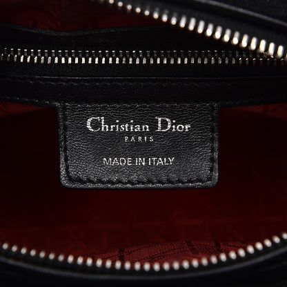 Christian Dior Lambskin Cannage Medium Lady Dior Black 12 of 16