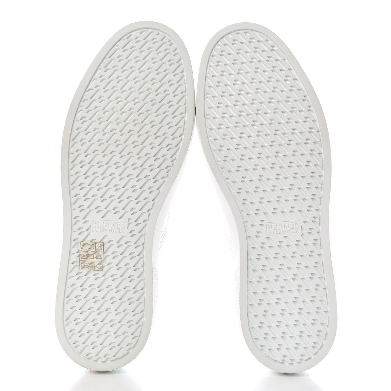 Hermes Nappa Womens Avantage Sneakers 38 White Argent 6 of 11