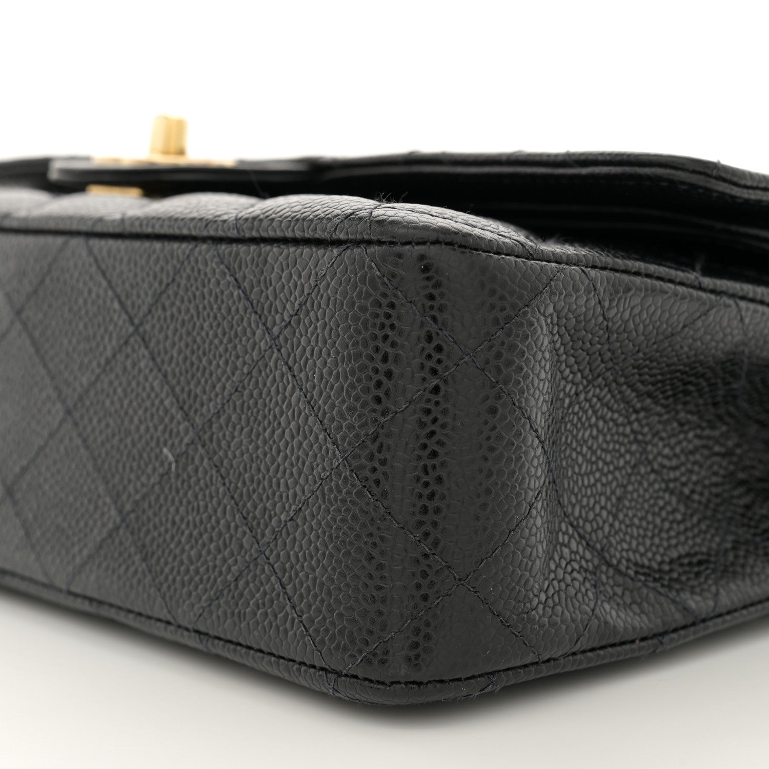 Chanel Caviar Quilted Medium Double Flap Black 10 of 12