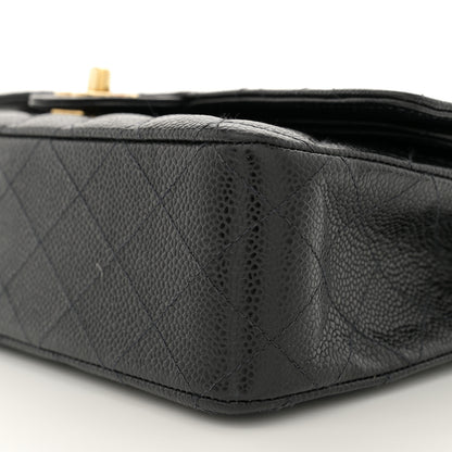 Chanel Caviar Quilted Medium Double Flap Black 10 of 12