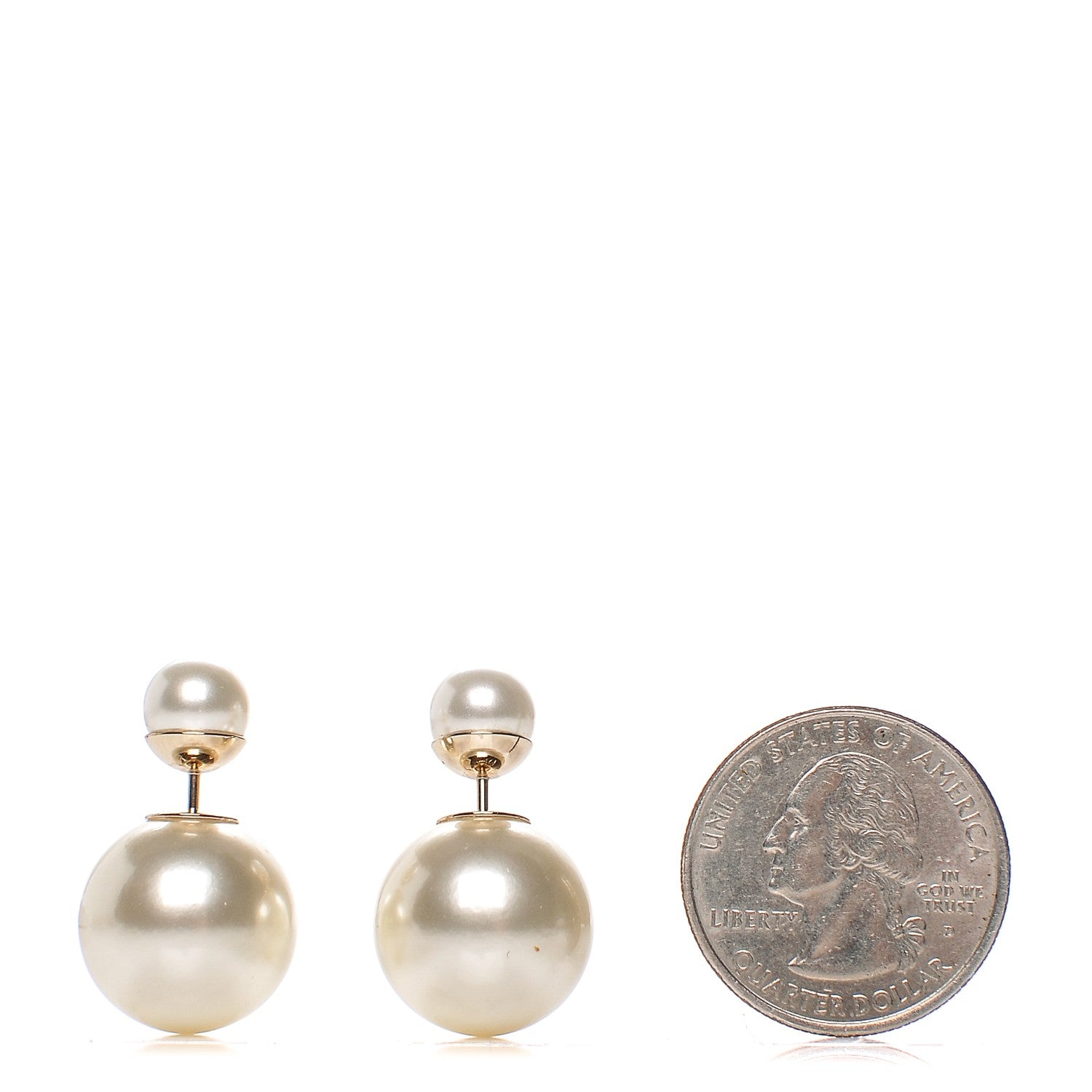 Christian Dior Pearl Mise En Dior Tribal Earrings 2 of 4