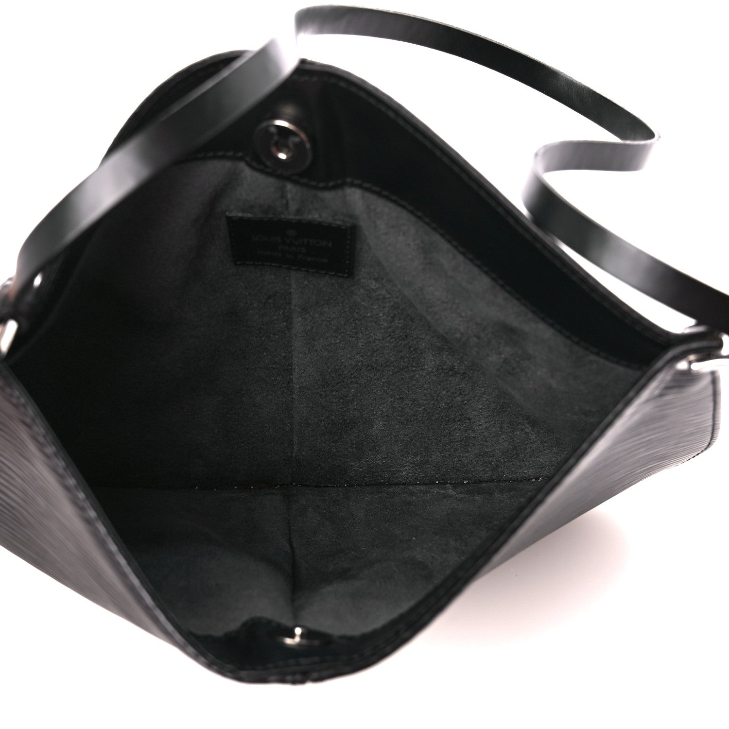 Louis Vuitton Epi Demi Lune Pochette Black 5 of 11