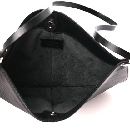 Louis Vuitton Epi Demi Lune Pochette Black 5 of 11