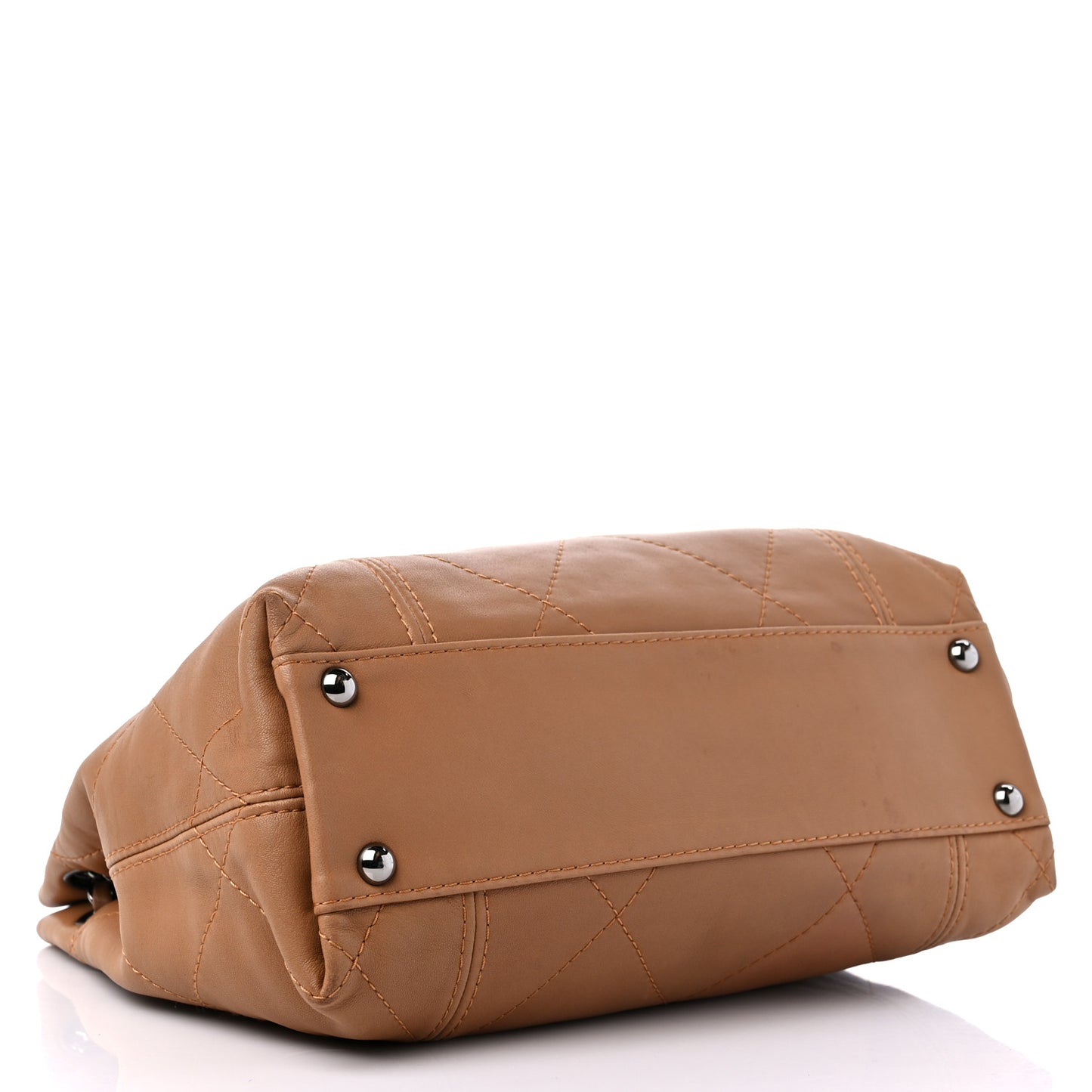 Lambskin Small Soft Touch Shoulder Bag Camel