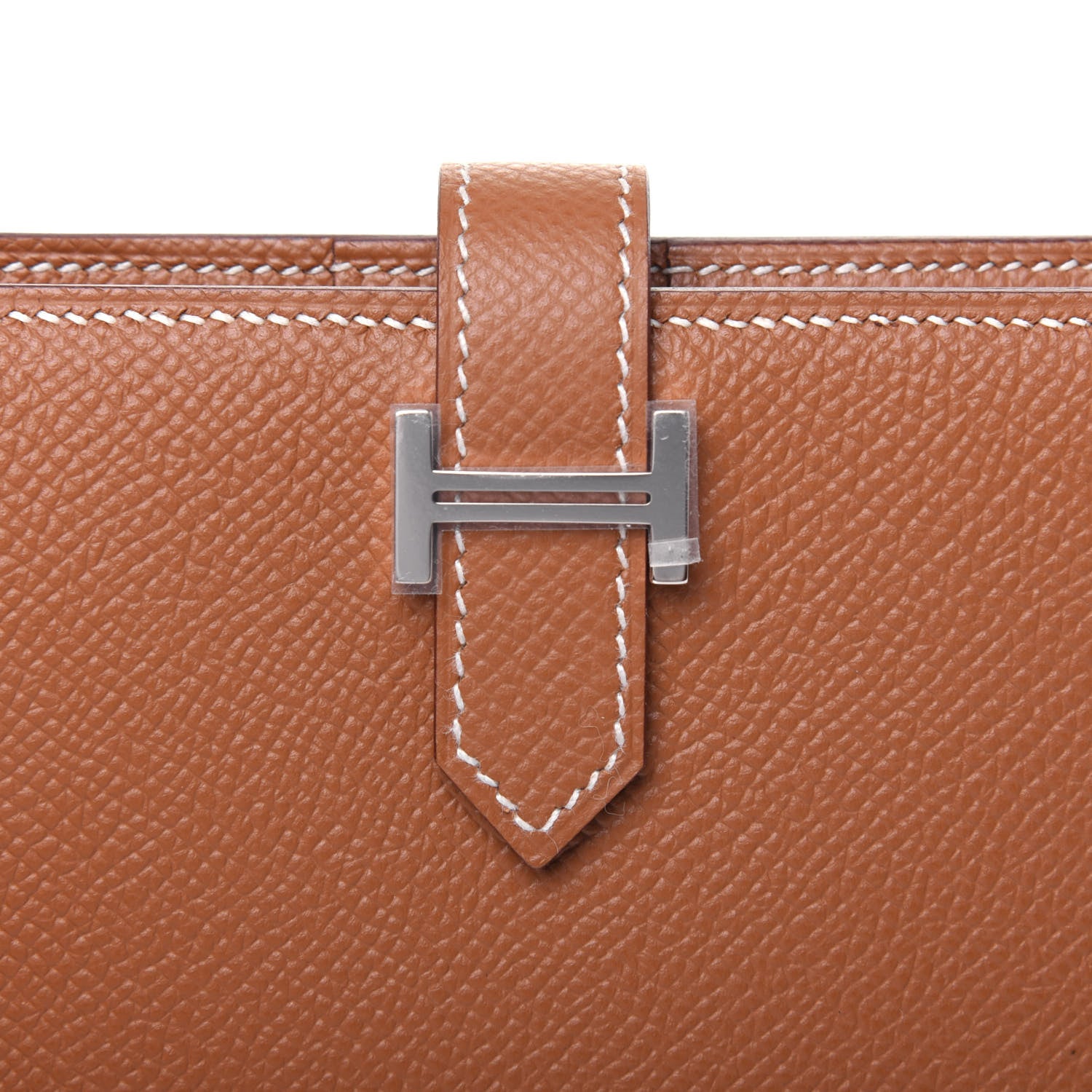 Hermes Epsom Bearn Compact Wallet Gold 9 of 10