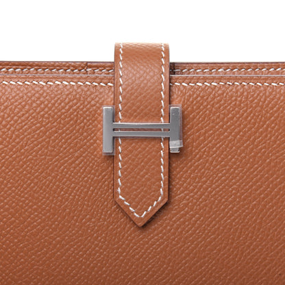 Hermes Epsom Bearn Compact Wallet Gold 9 of 10