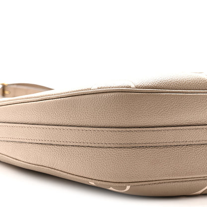Louis Vuitton Empreinte Monogram Giant Loop Hobo Dove Gray Cream 8 of 9