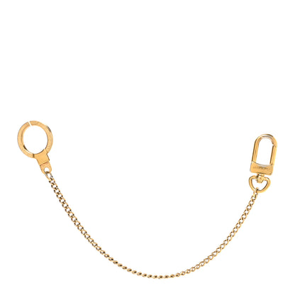 Louis Vuitton Metal Pochette Extender Key Ring Chain Gold 1 of 3