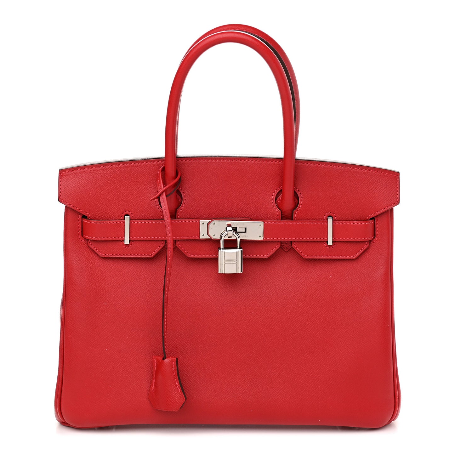 Epsom Birkin 30 Rouge Casaque