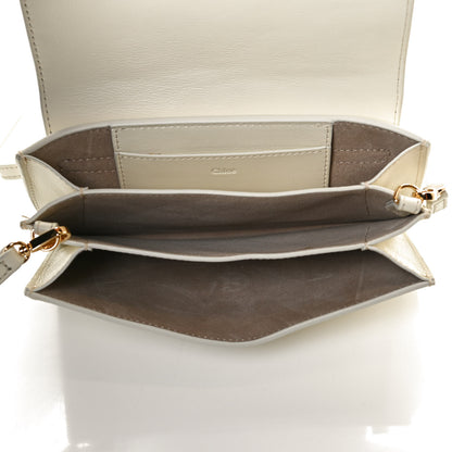 Chloe Calfskin Drew Bijou Clutch Natural White 5 of 11