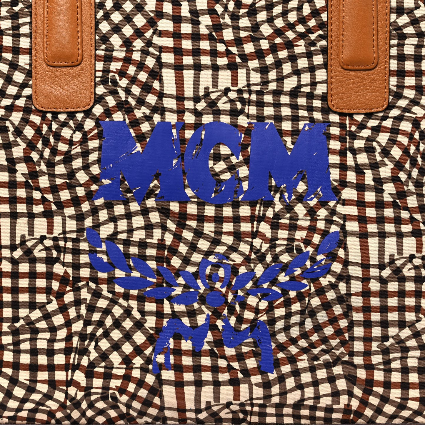 Visetos Medium Liz Reversible Shopper Tote Cognac