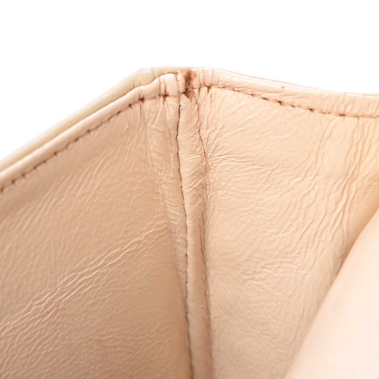 Chanel Lambskin Quilted Medium Double Flap Beige 17 of 18