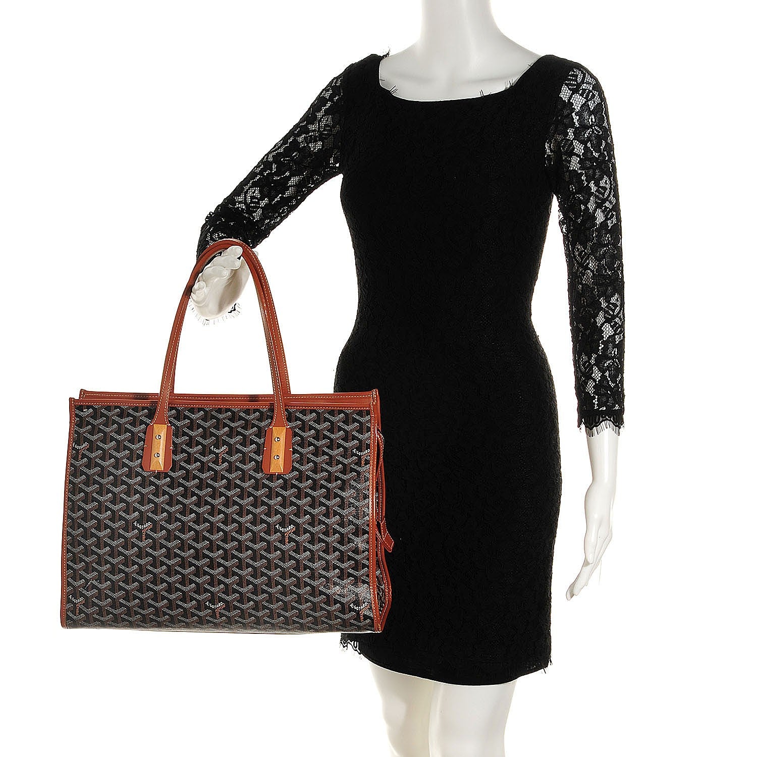 Goyard Goyardine Marquises Tote Black 2 of 8