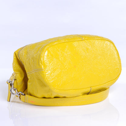 Givenchy Crinkled Patent Leather Medium Nightingale Yellow 4 of 8