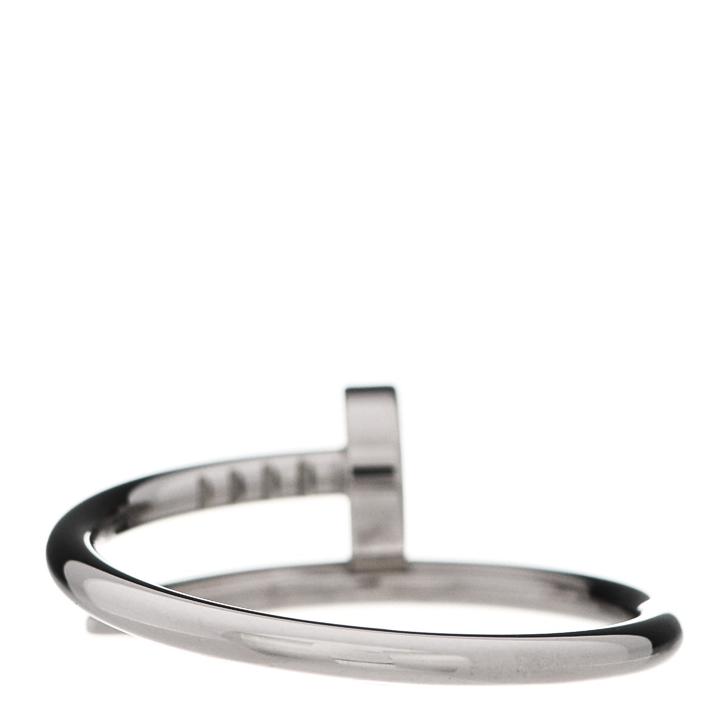 18K White Gold Small Juste Un Clou Ring 53 6.25