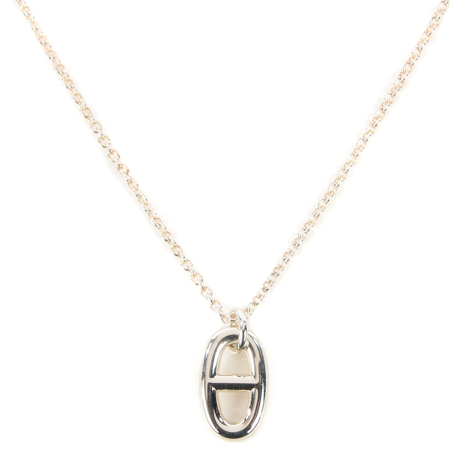 Hermes Sterling Silver Farandole Pendant Necklace PM 1 of 7