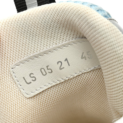 Christian Dior Technical Mesh Calfskin Mens B22 Sneakers 45 White Blue Grey 8 of 8