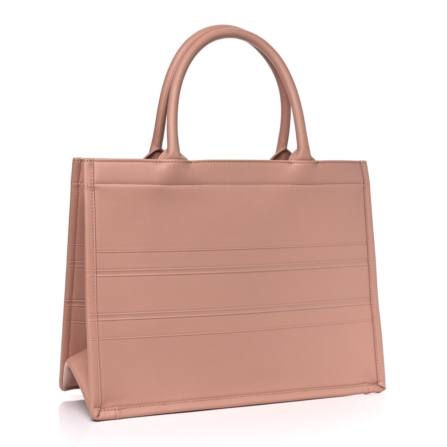 Calfskin Embossed Medium Book Tote Rose de Vents