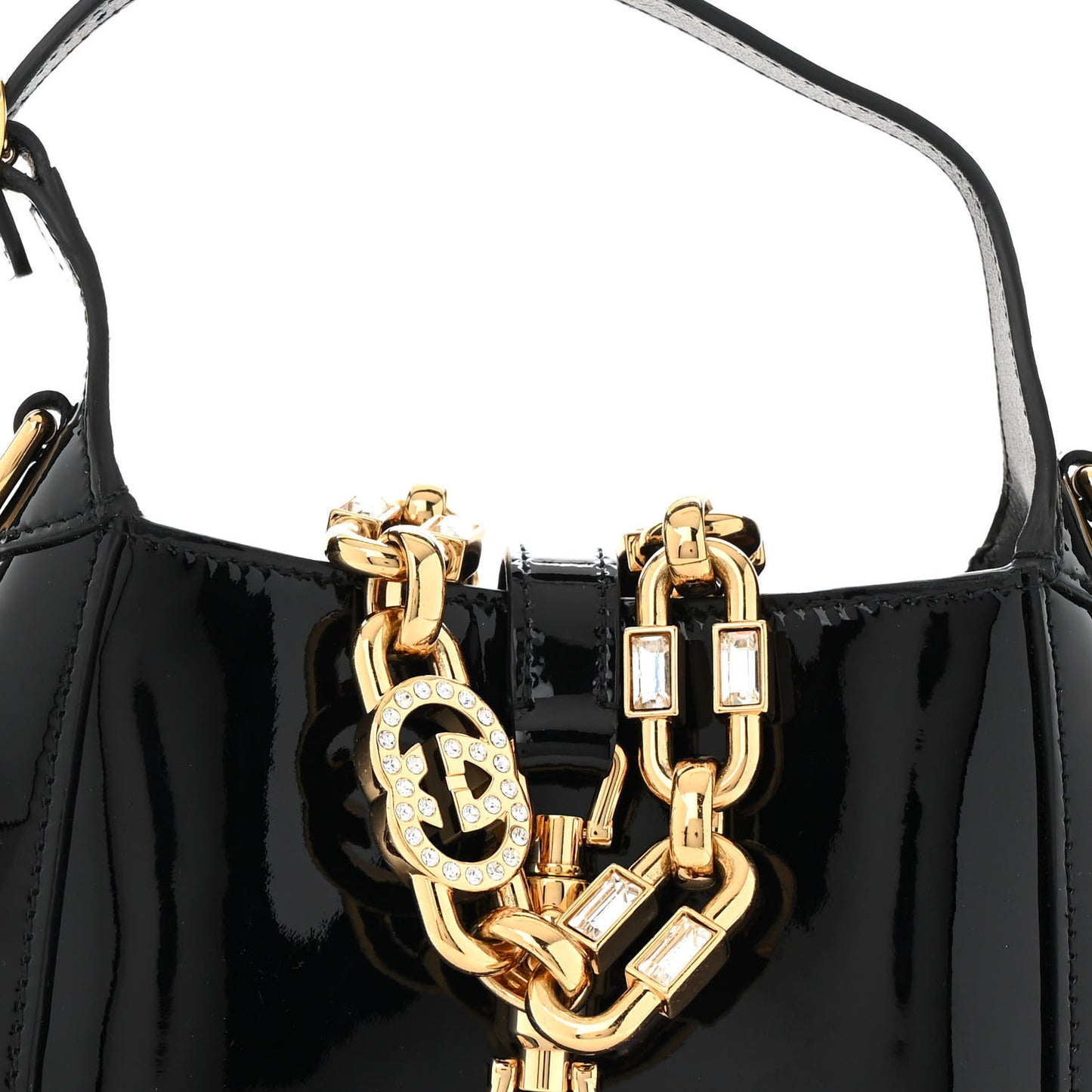Patent Mini Jackie 1961 Crystal Hobo Black