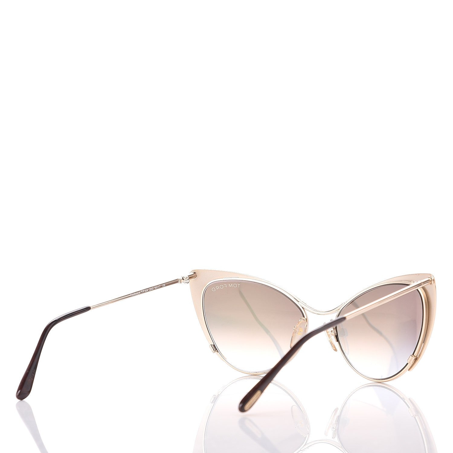 Tom Ford Nastasya Cat Eye Sunglasses TF304 Rose Gold 4 of 8