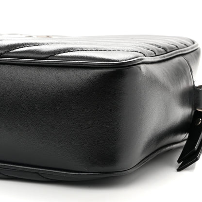 Saint Laurent Calfskin Matelasse Monogram Lou Camera Bag Black 7 of 7