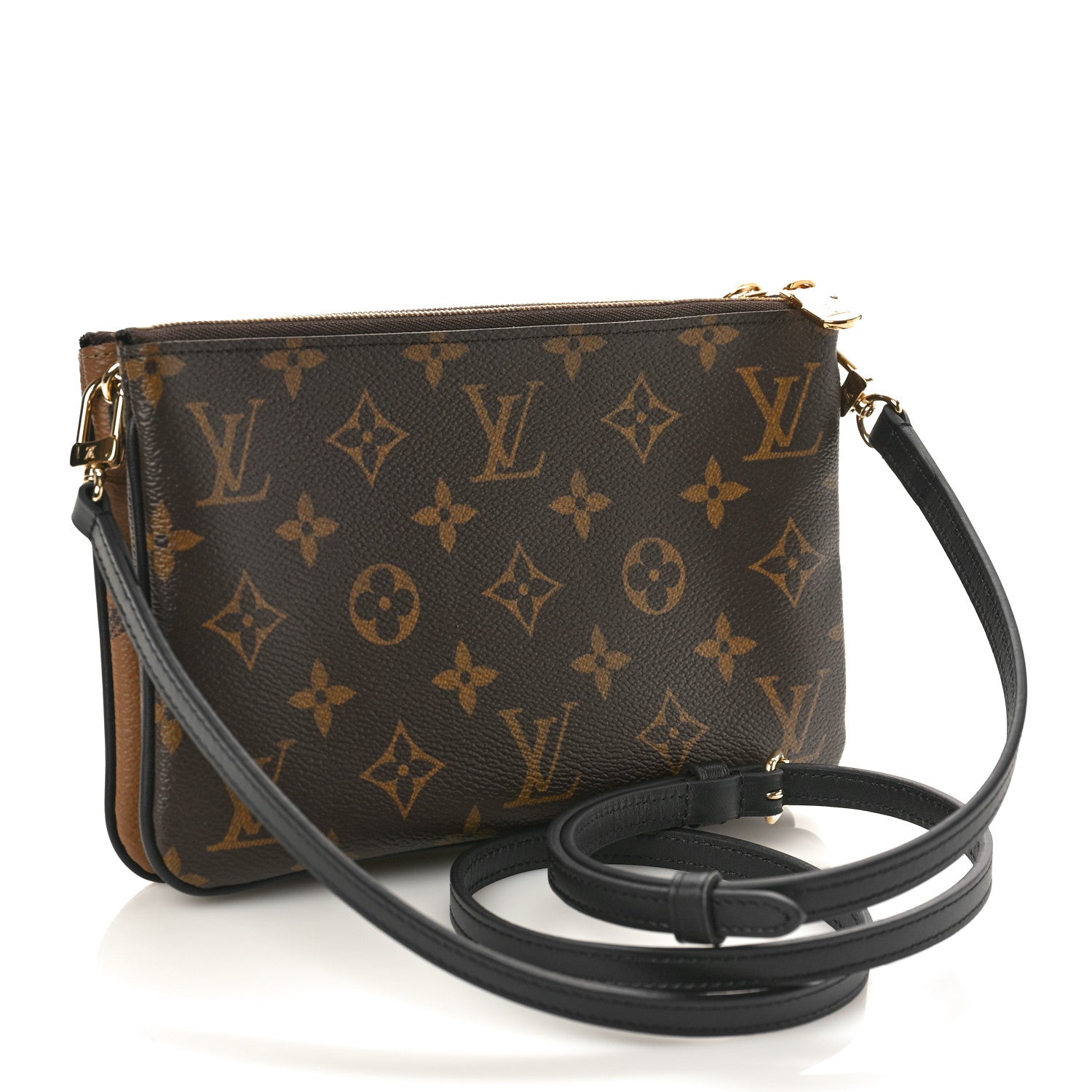Louis Vuitton Reverse Monogram Giant Double Zip Pochette 2 of 9