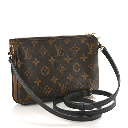 Louis Vuitton Reverse Monogram Giant Double Zip Pochette 2 of 9