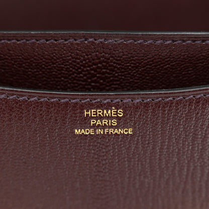 Hermes Chevre Mysore Constance 18 Rouge Sellier 6 of 11