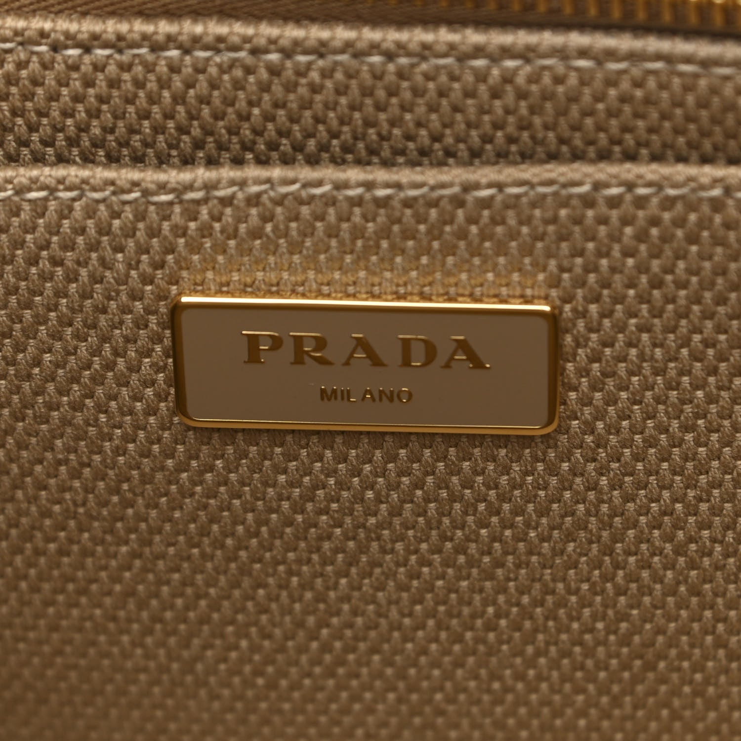 Prada Canapa Small Logo Tote Deserto 6 of 11
