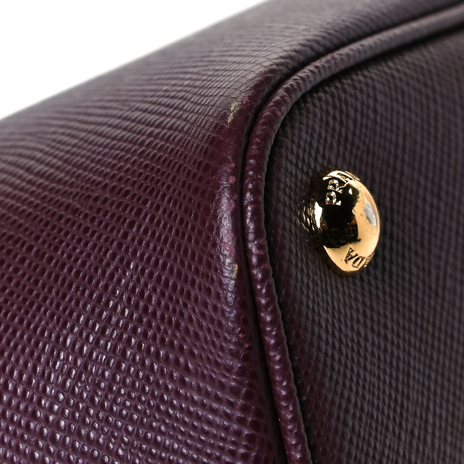 Prada Saffiano Cuir Large Double Bag Granato Scarlatto 7 of 9