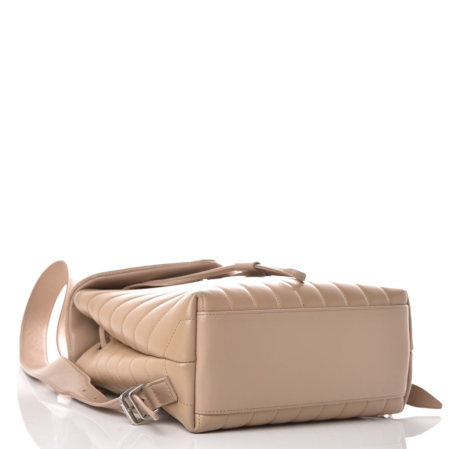 Saint Laurent Calfskin Y Quilted Monogram Small Loulou Backpack Nude Powder 4 of 14