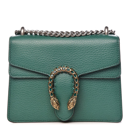 Gucci Calfskin Mini Dionysus Shoulder Bag Emerald 1 of 10