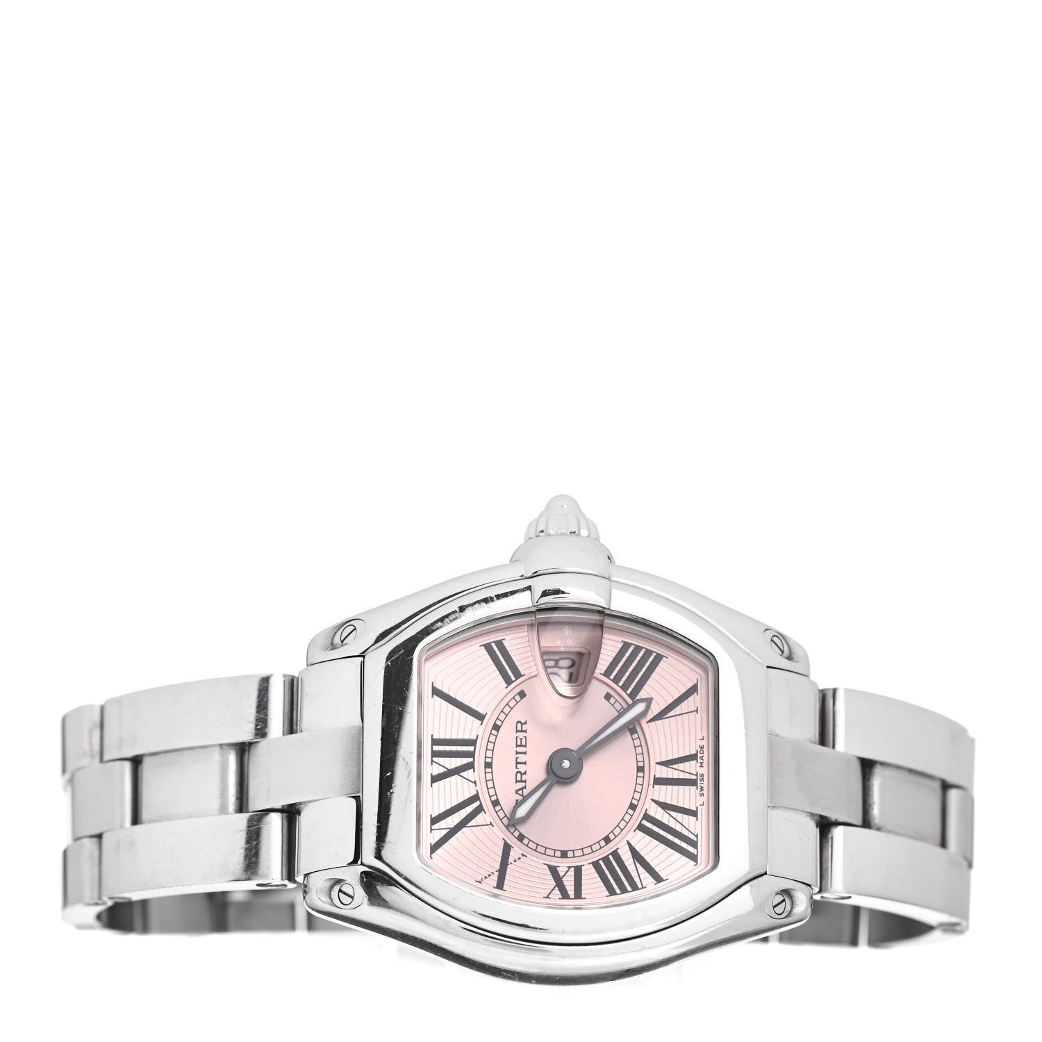 Cartier Stainless Steel 31mm Roadster Quartz Watch Pink 2 of 5